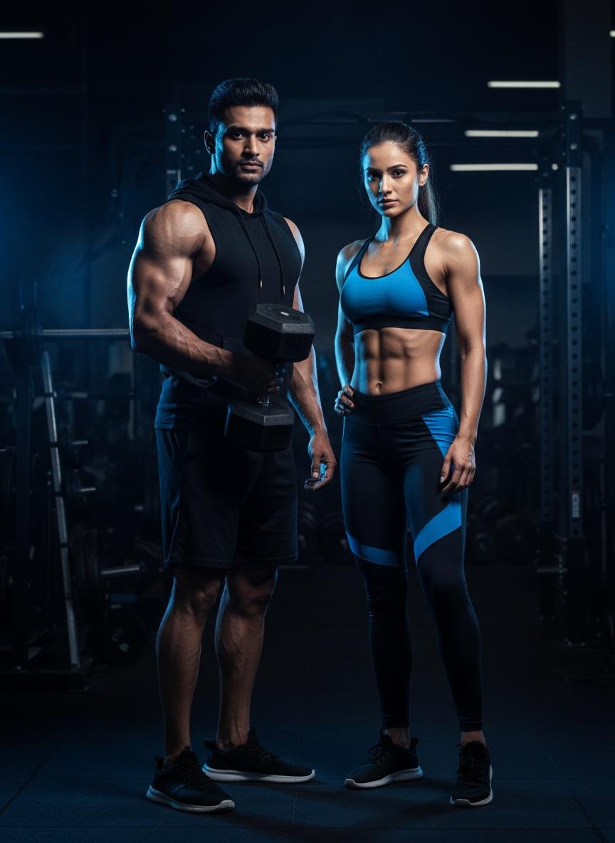 Fitness Couple at True Fitness Club